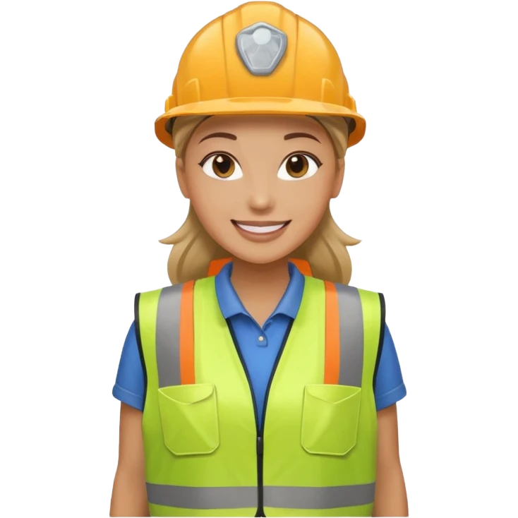women, Waste Management, safety vest, trash picker emoji