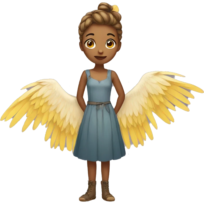bird girl emoji