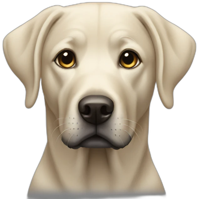 black lab emoji