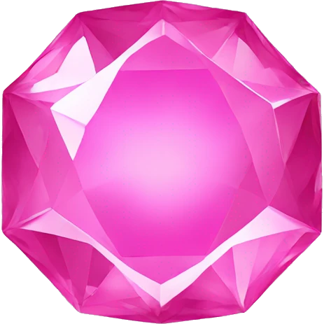 Pink jewel emoji