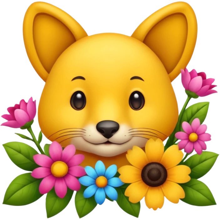 аnimals and flowers emoji