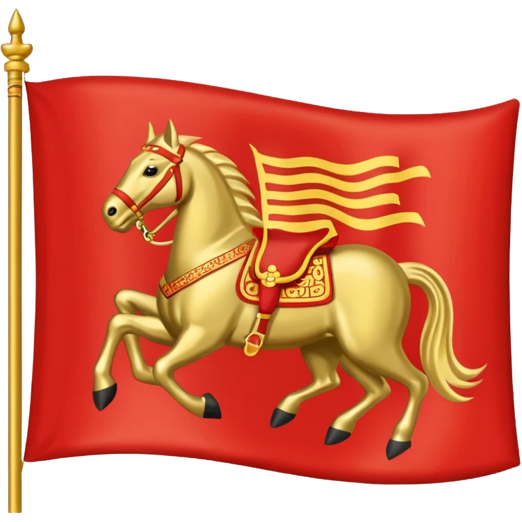 Flag of Mongol Empire emoji