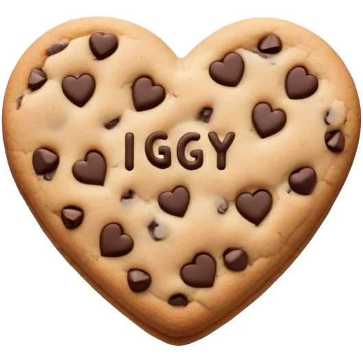 cookie heart with IGY6 written across emoji