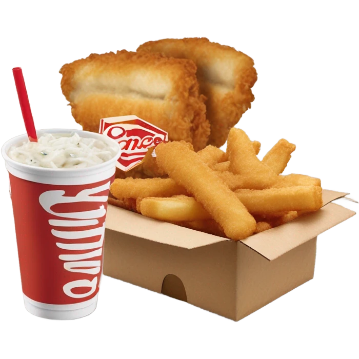 raising canes box combo with soda emoji