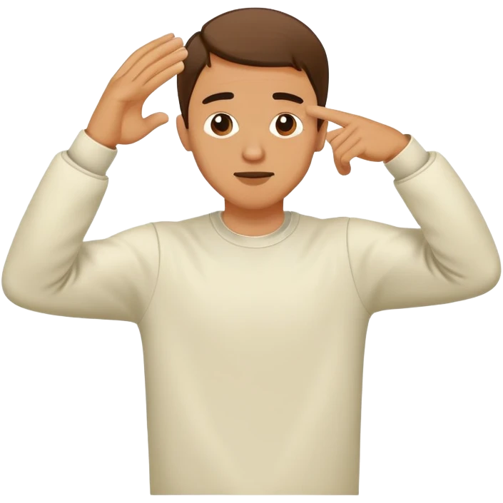 🙎‍♂️ doing the dab emoji
