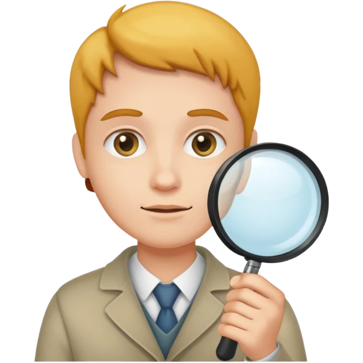 persona con lupa  emoji