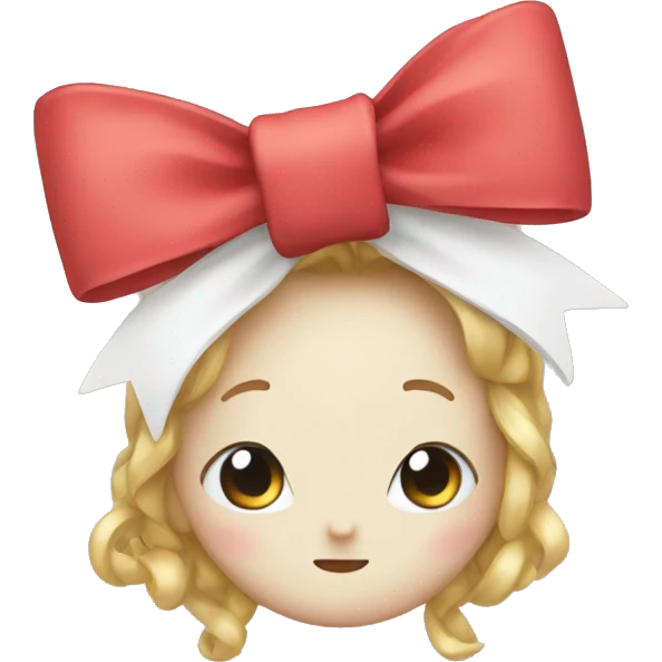 cute bow emoji