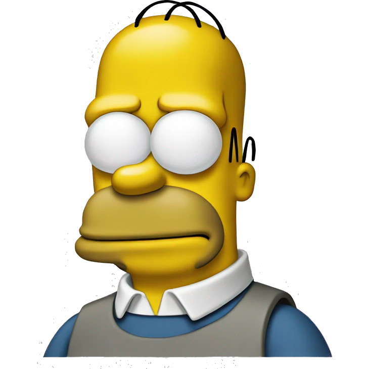 Homer simpson simple emoji
