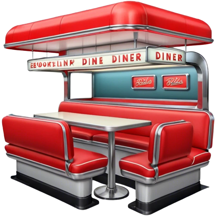 route 66 retro diner emoji