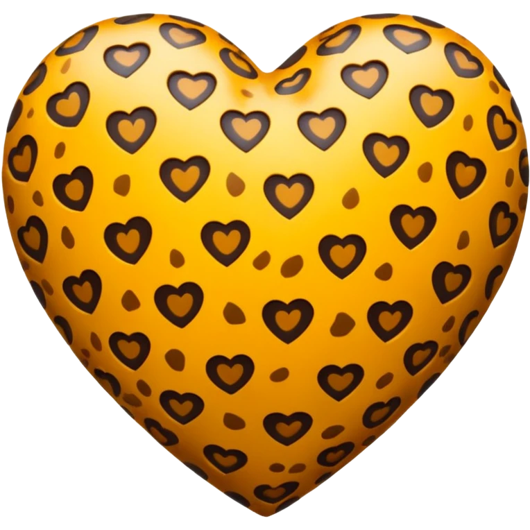 Cuore leopardato  emoji
