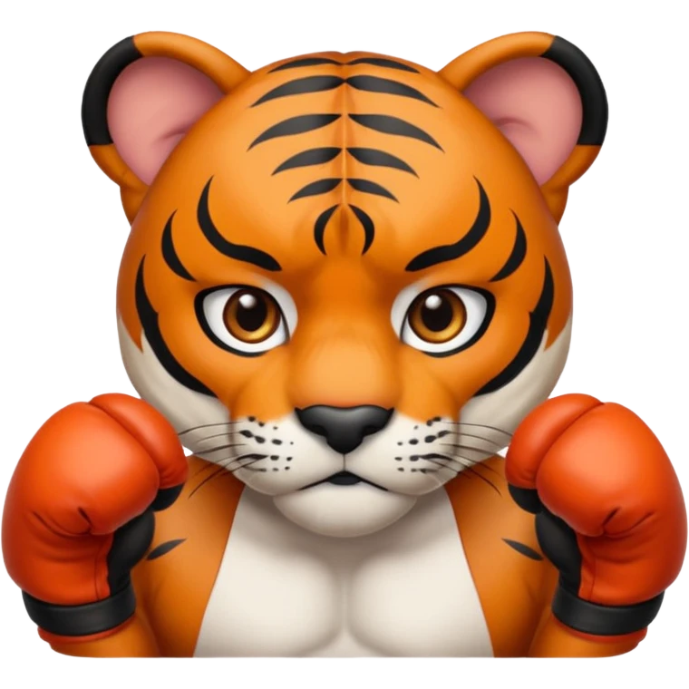 Tiger boxer  emoji