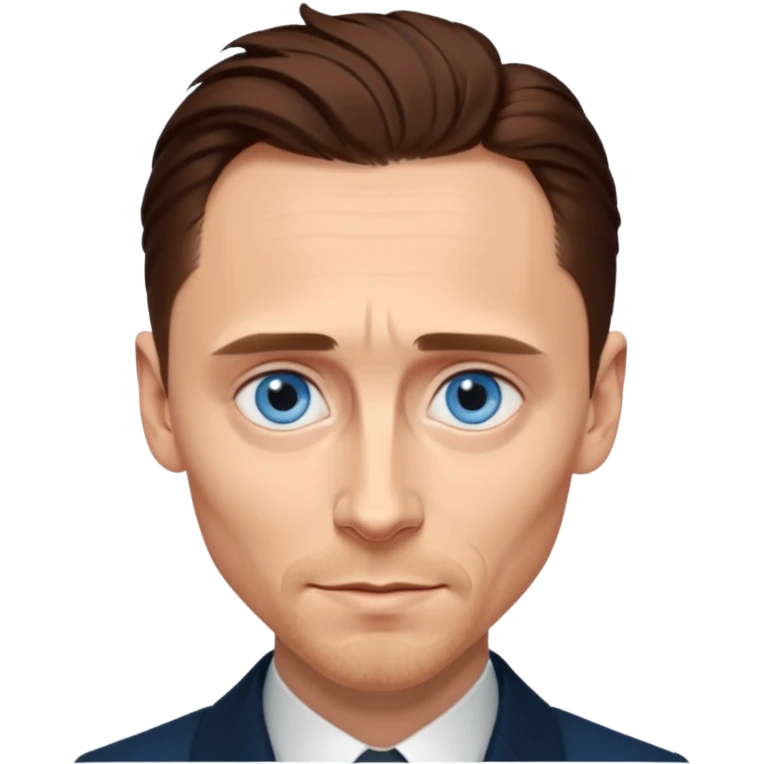Tom Hiddleston with blue eyes emoji