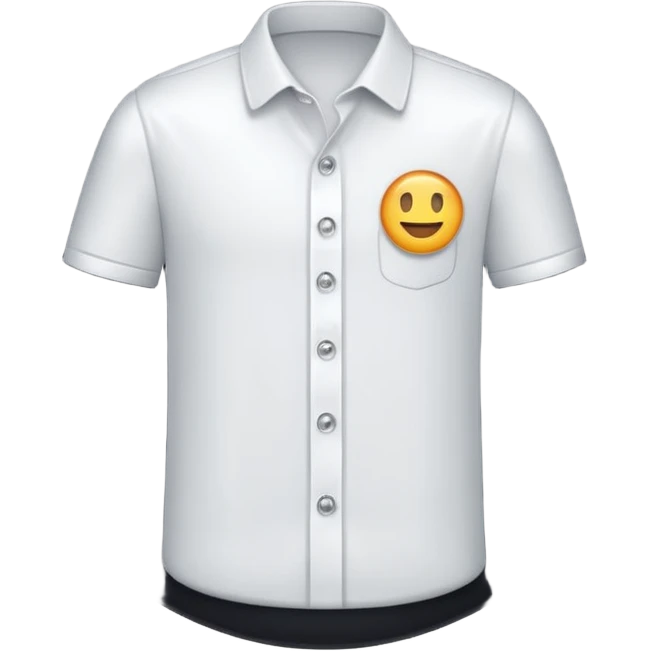 button on a shirt emoji