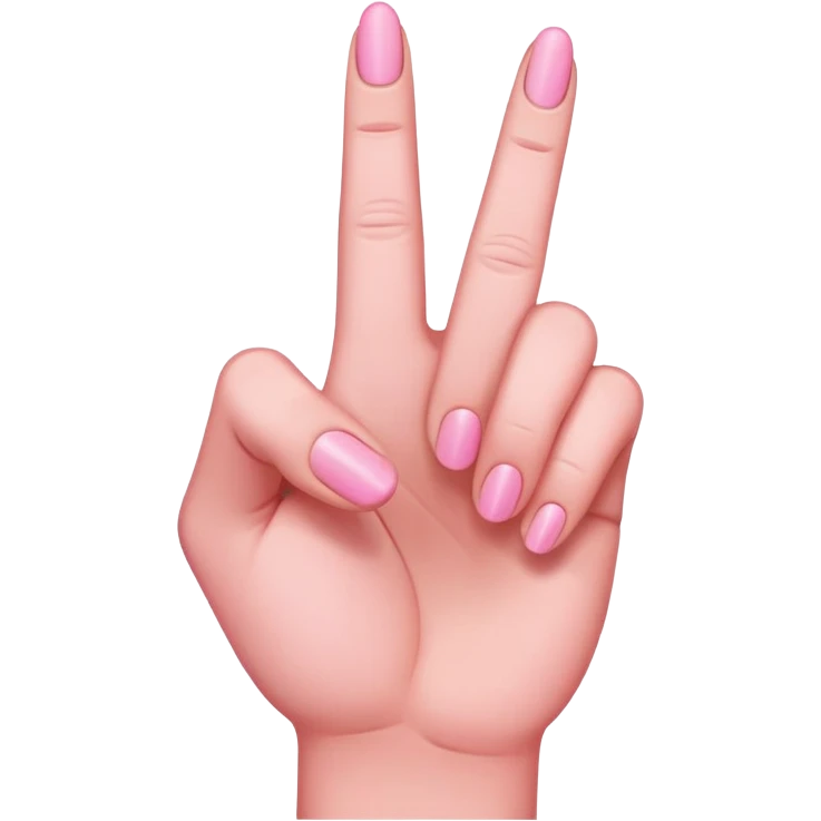 pink middle finger emoji