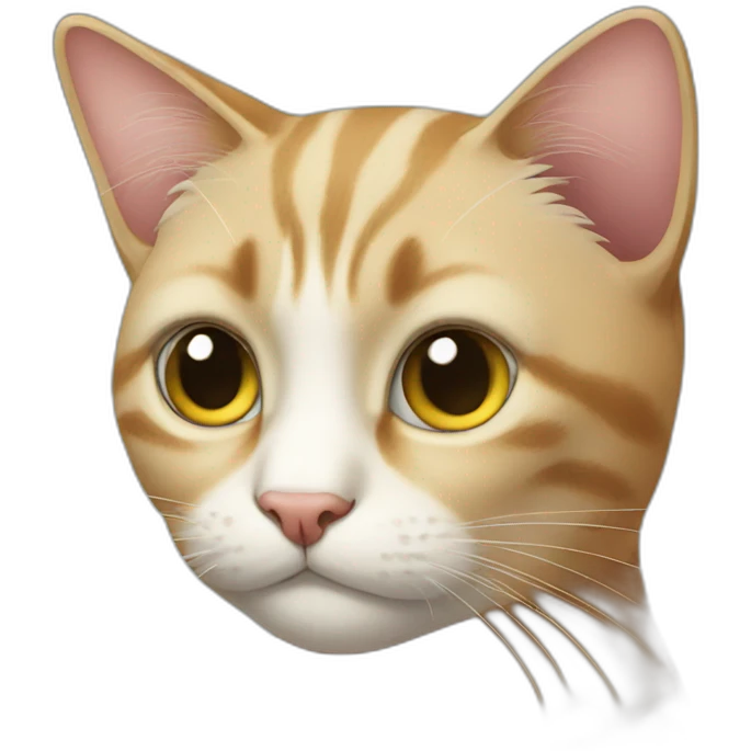 Cat pondering emoji