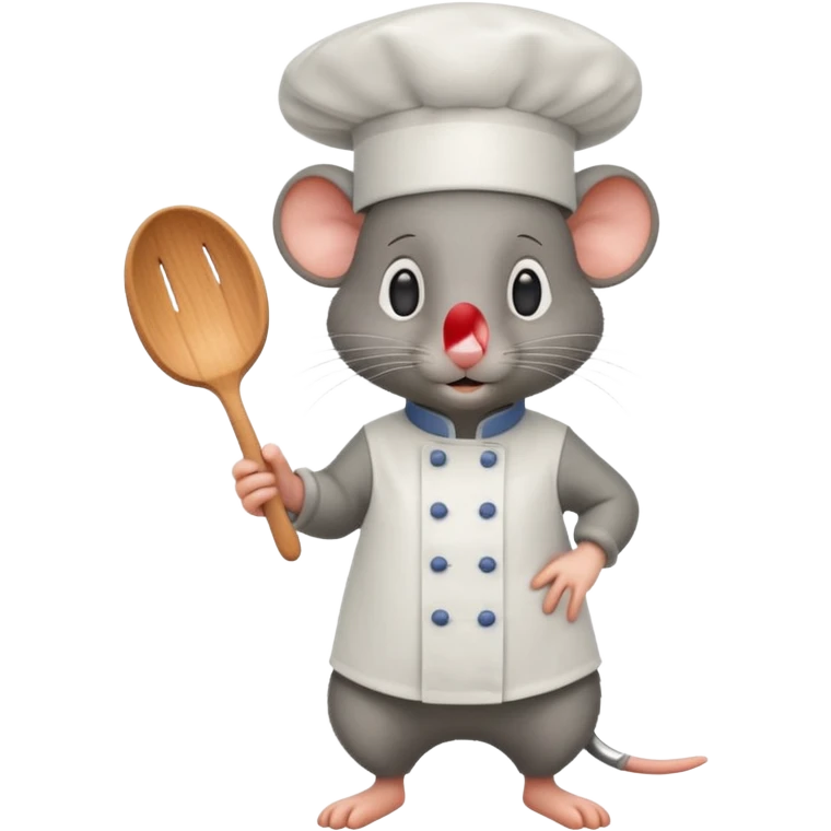 full body of ratatouille mouse, front view emoji