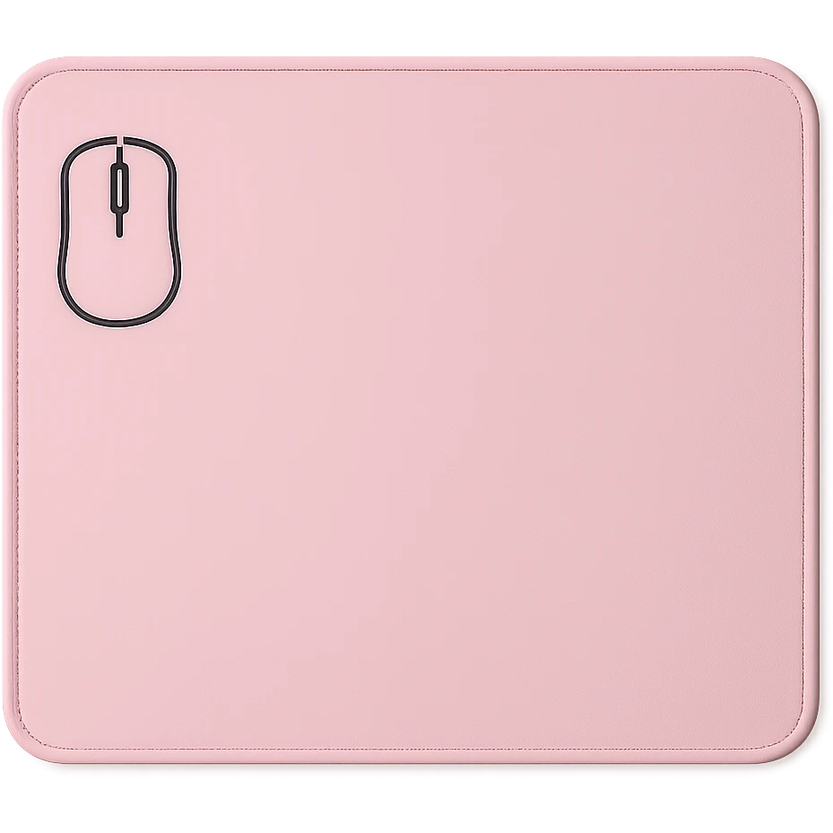 pink game mouse pad emoji