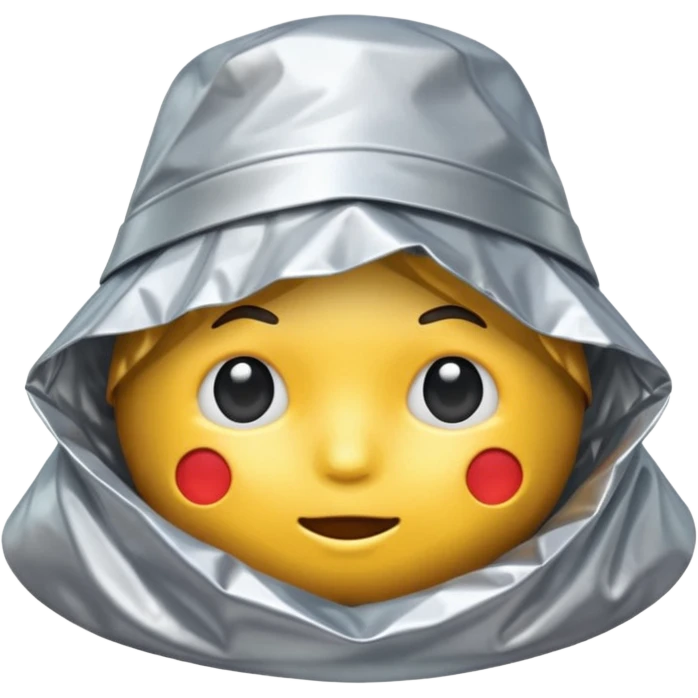 a tinfoil hat emoji