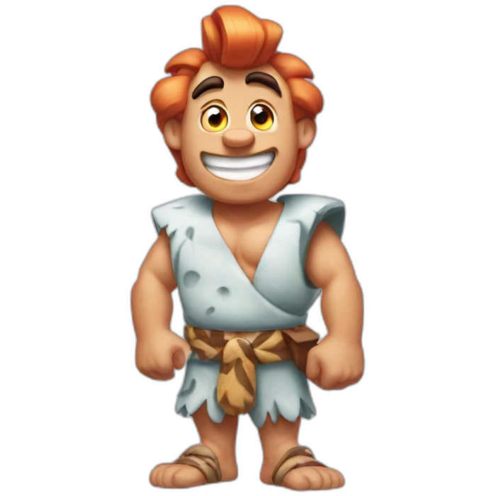 The Flintstones fred emoji