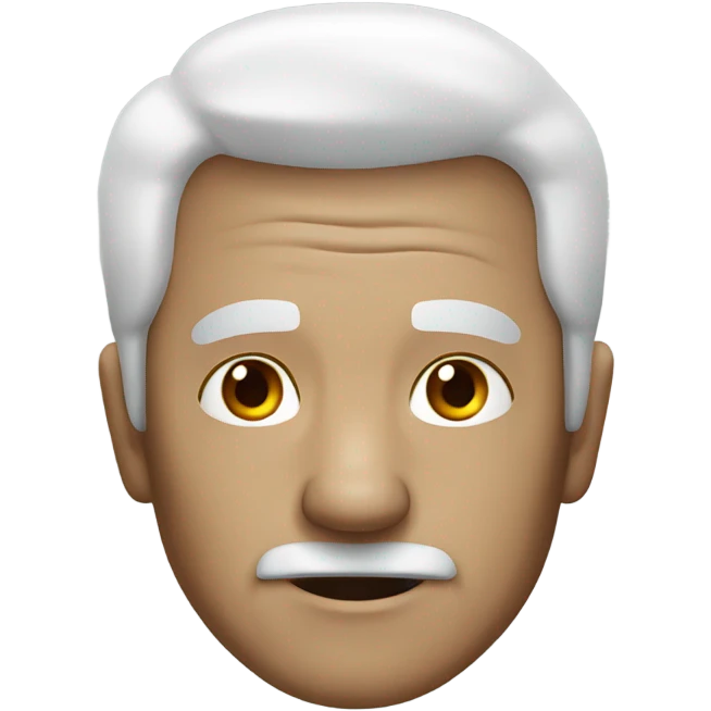 old man with white hair emoji