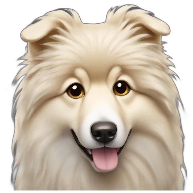 sand Iceland Sheepdog spitz emoji