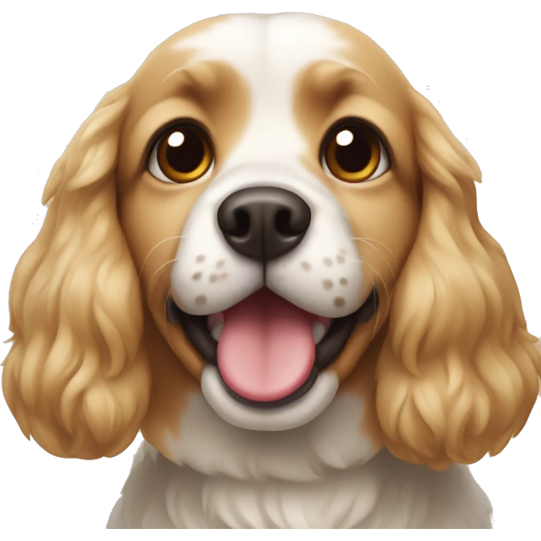 cockershon dog cute emoji