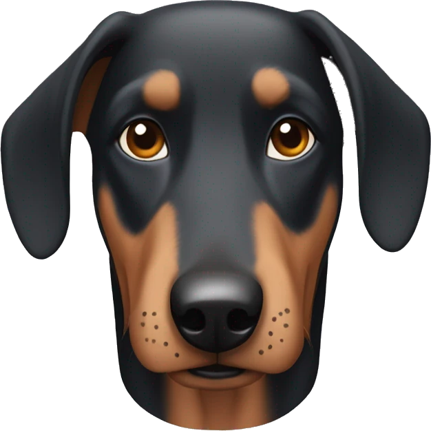 Sheepdog Doberman mix emoji