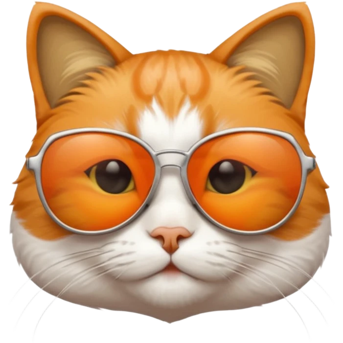 Cat wearing sunglasses emoji