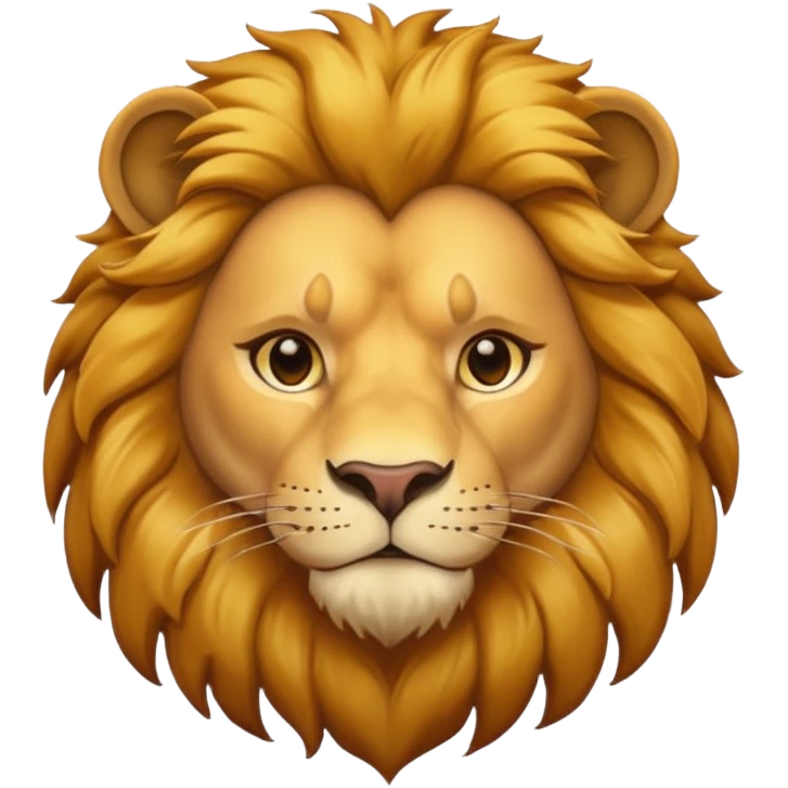 in lion family, only Father., full body emoji