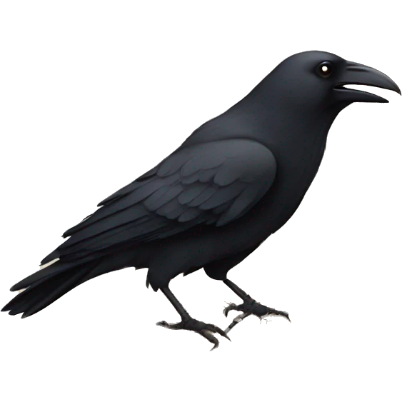 crow reading a book  emoji