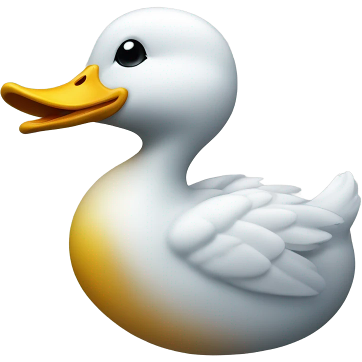 Duck lick glass emoji