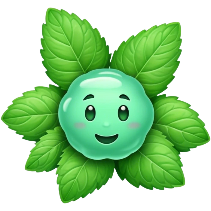 green mint emoji