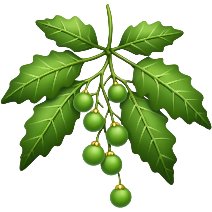 mistletoe  emoji