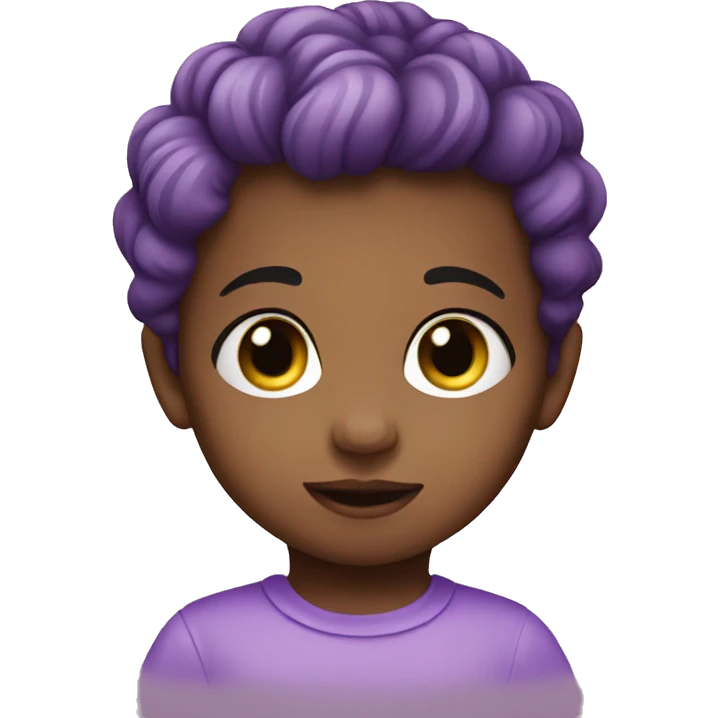 Baby purple emoji
