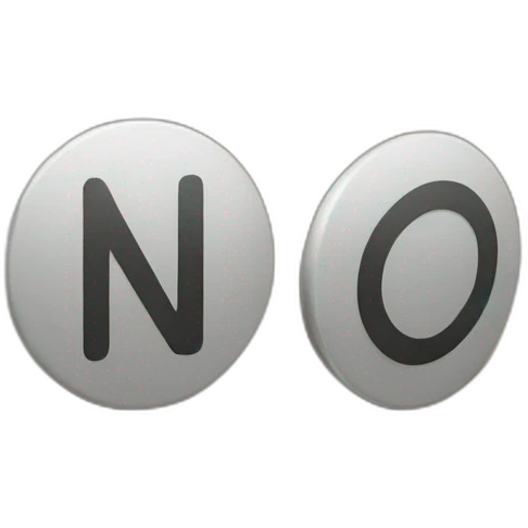 Sign that Says no emoji