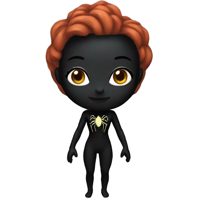 Spider girl black suit emoji