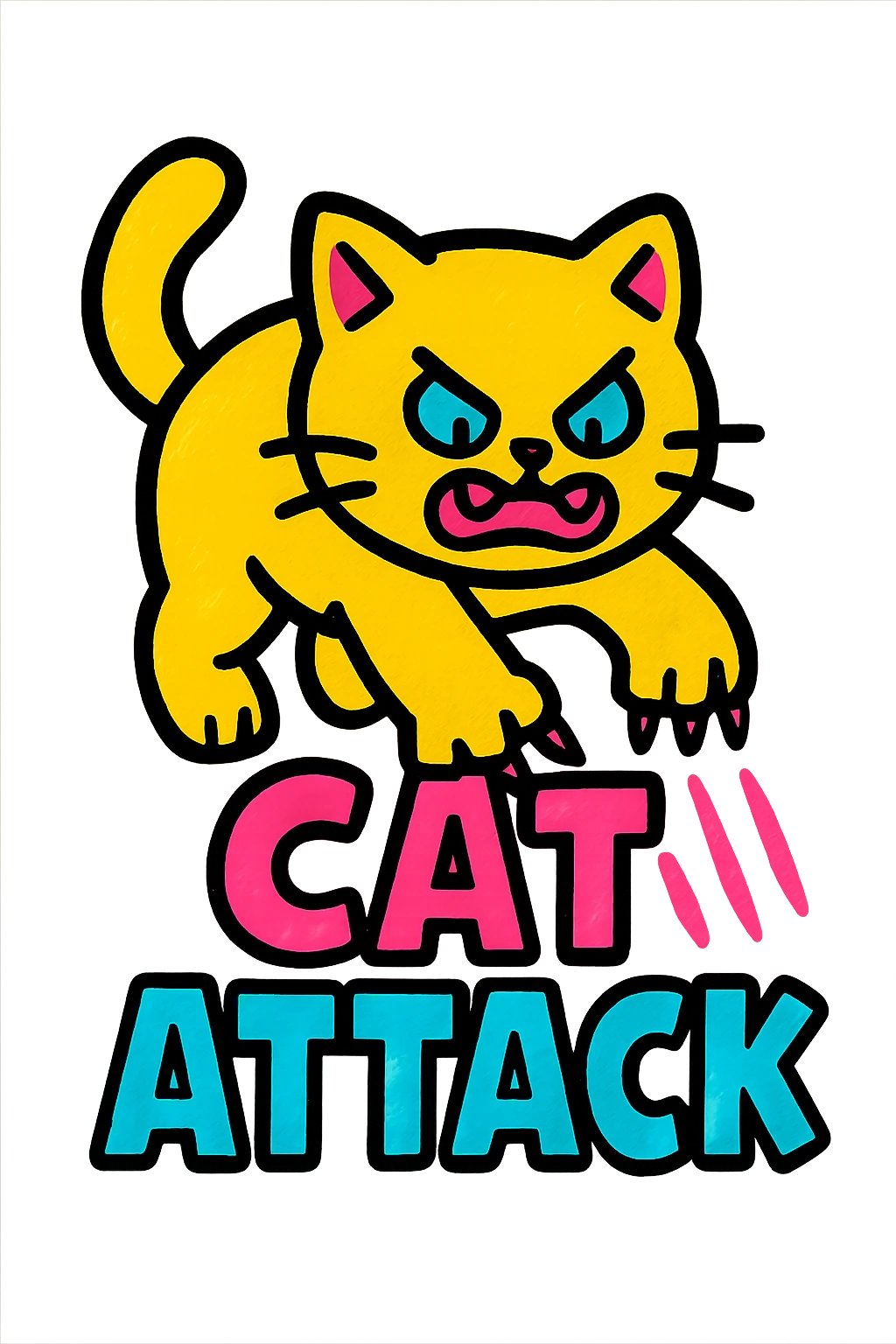 cat attack emoji