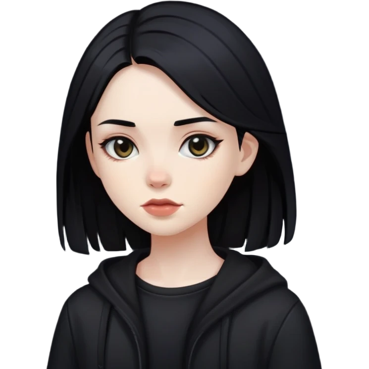 nude emo girl emoji