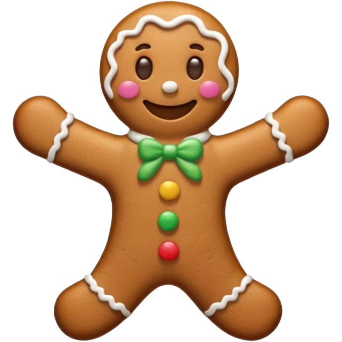Ginger bread man emoji