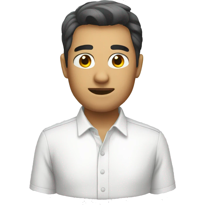 a white shirt item emoji