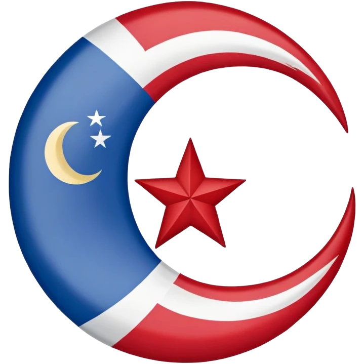 east turkestan flag  emoji