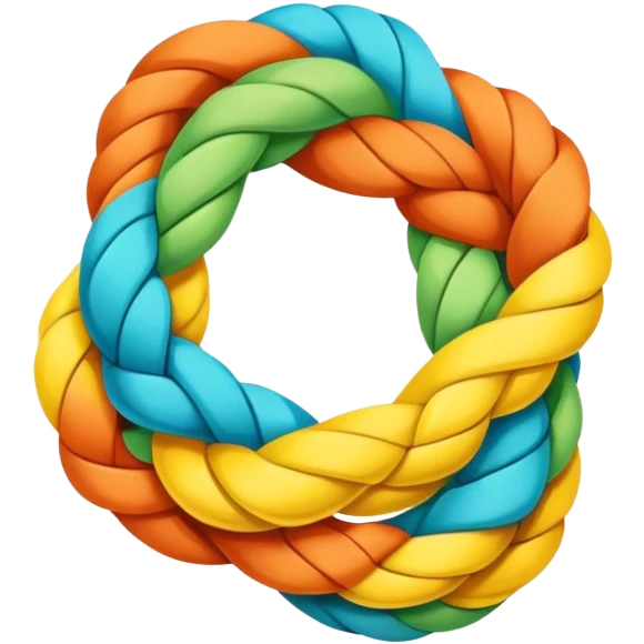 A rope toy for dogs  emoji