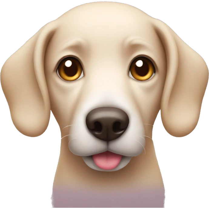 dog with heart eyes emoji
