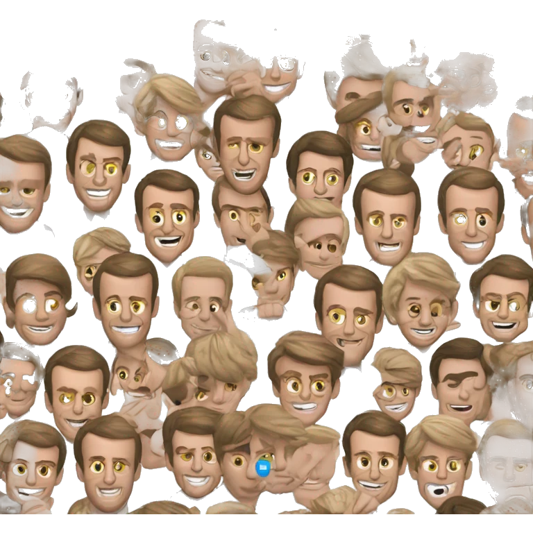 emmanuel macron complètement choqué emoji