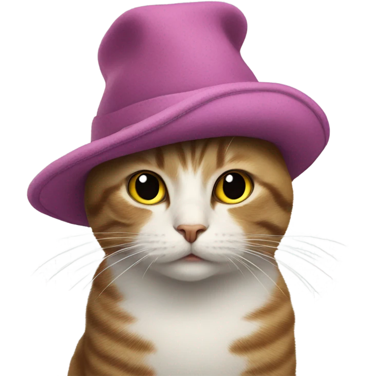 Cat with duck hat emoji