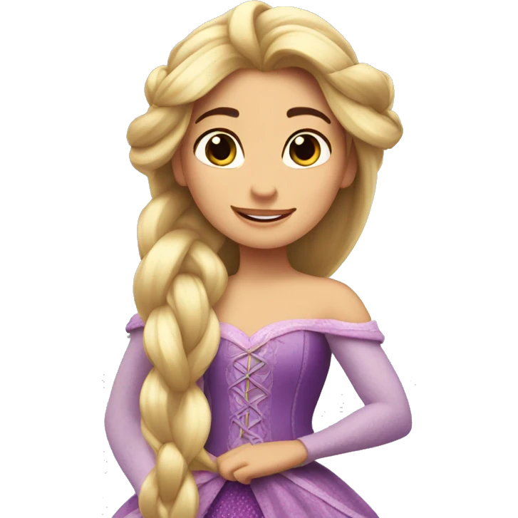 disney princess razpunzel emoji