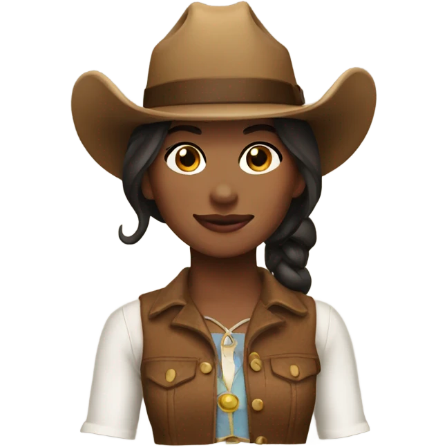 Cow girl emoji