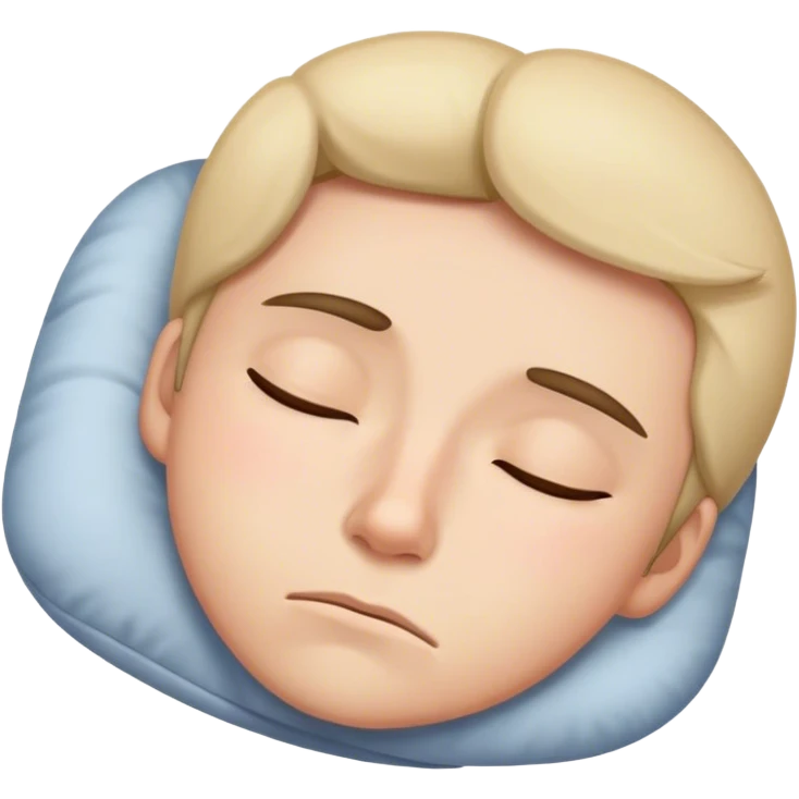 Sleepy emoji