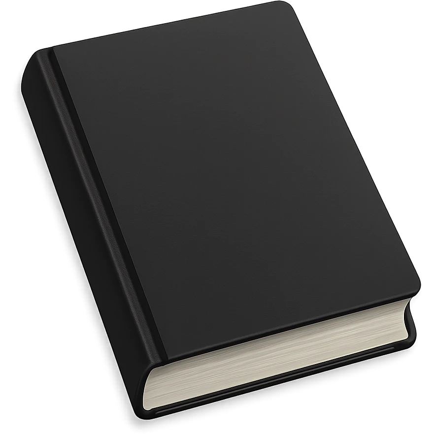 black book, digital illustration emoji