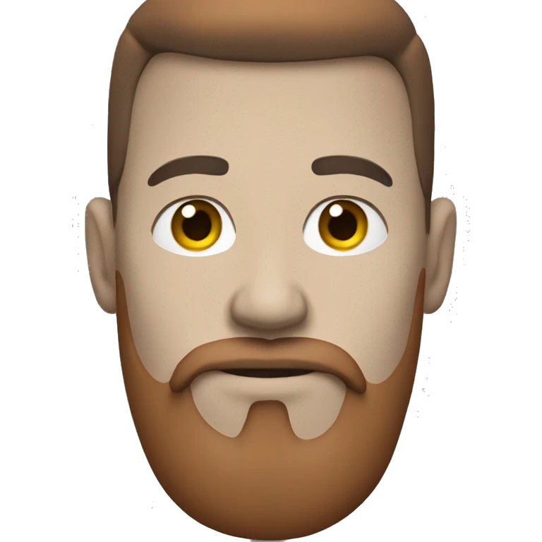 man with red Goatee emoji